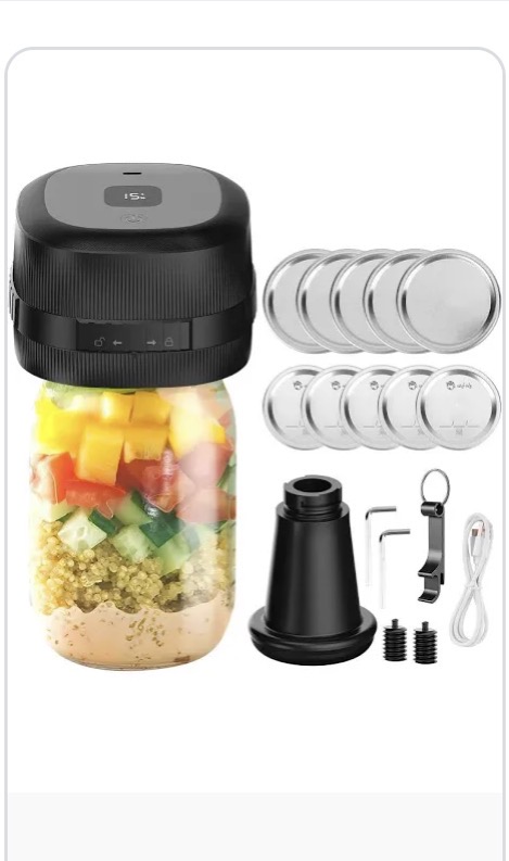 Electric Mason Jar Vacuum Sealer Kit
